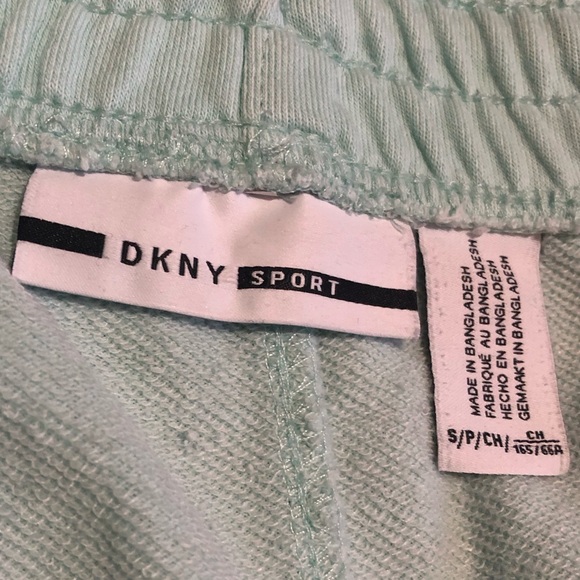 DKNY Sweatpants. Size small. Has drawstring. Light teal color. Very soft. - Picture 9 of 9